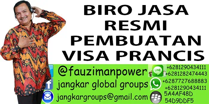 BIRO JASA RESMI PEMBUATAN VISA PRANCIS