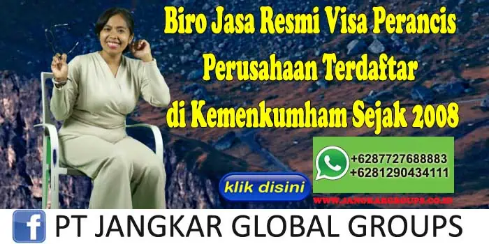 Biro Jasa Resmi Visa Perancis Perusahaan Terdaftar di Kemenkumham Sejak 2008