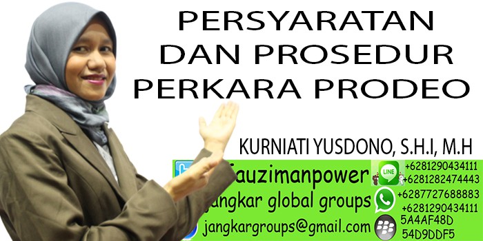 PERSYARATAN DAN PROSEDUR PERKARA PRODEO