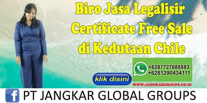 Biro Jasa Legalisir Certificate Free Sale di Kedutaan Chile