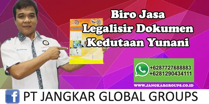 Biro Jasa Legalisir Dokumen Kedutaan Yunani