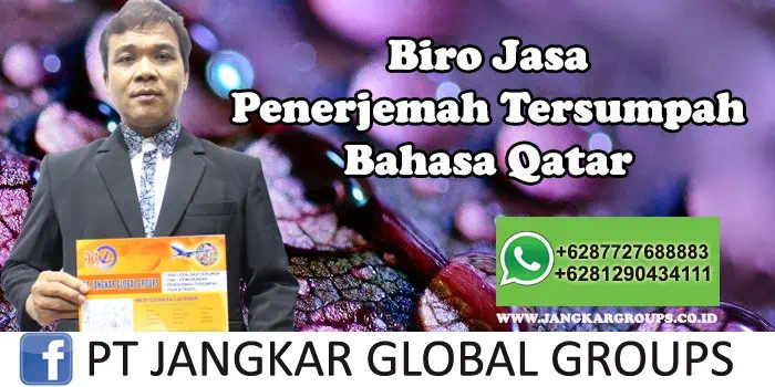 Biro Jasa Penerjemah Tersumpah Bahasa Qatar