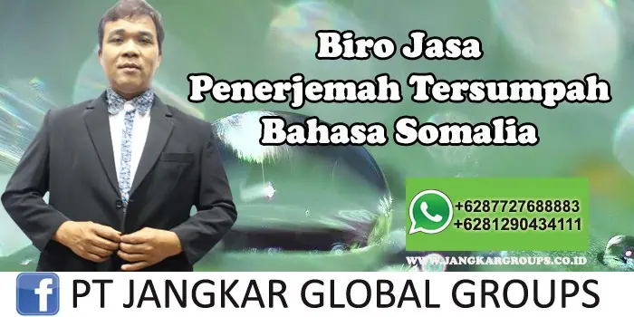 Biro Jasa Penerjemah Tersumpah Bahasa Somalia