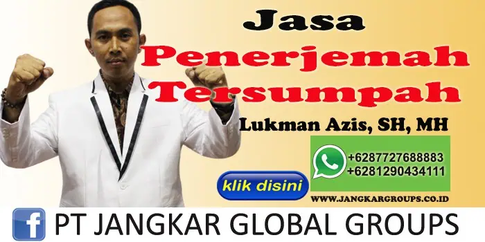 jasa penerjemah tersumpah