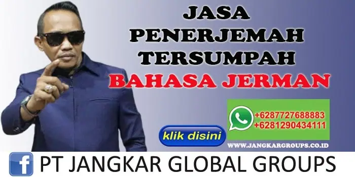 JASA PENERJEMAH TERSUMPAH BAHASA JERMAN