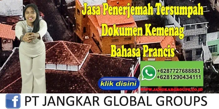 Jasa Penerjemah Tersumpah Dokumen Kemenag Bahasa Prancis