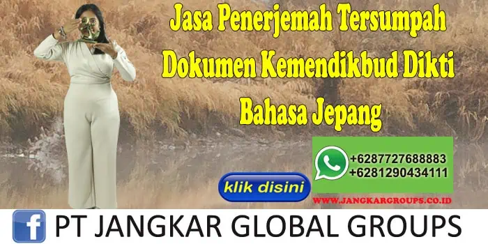 Jasa Penerjemah Tersumpah Dokumen Kemendikbud Dikti Bahasa Jepang