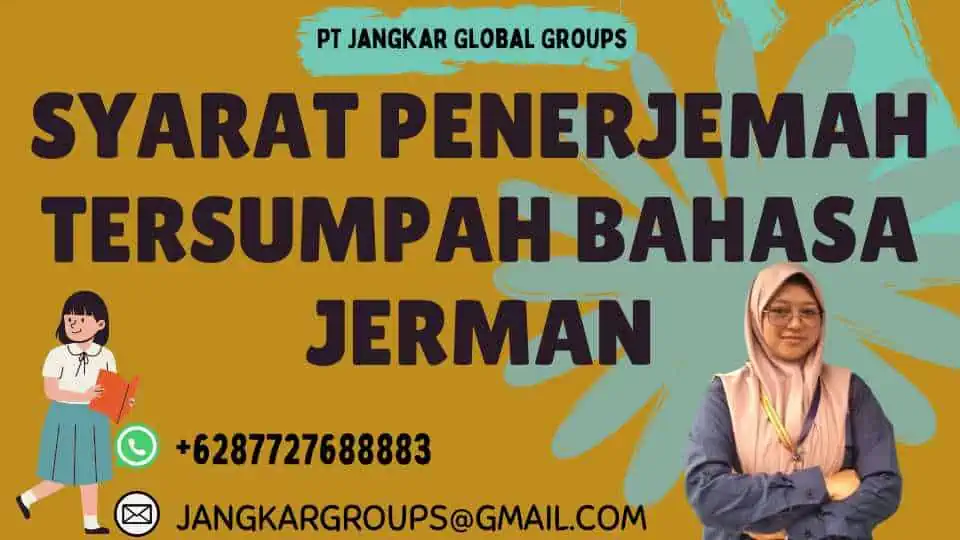 Syarat Penerjemah Tersumpah Bahasa Jerman