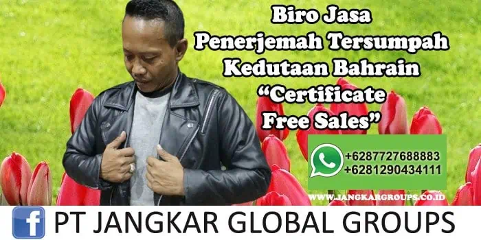 Biro Jasa Penerjemah Tersumpah Kedutaan Bahrain Certificate Free Sales