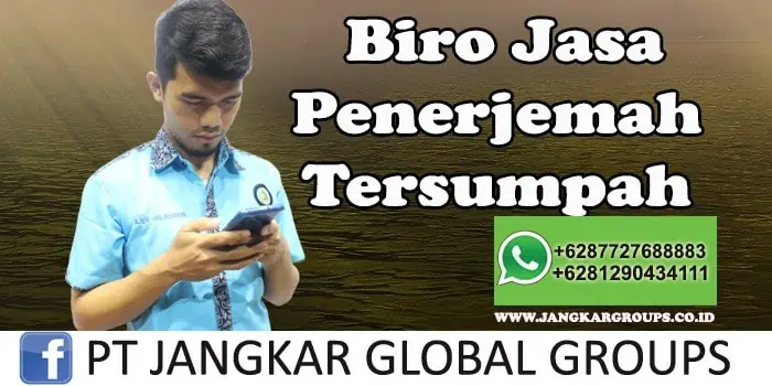 Biro Jasa Penerjemah Tersumpah