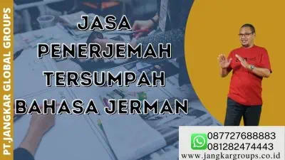 Jasa Penerjemah Tersumpah Bahasa Jerman