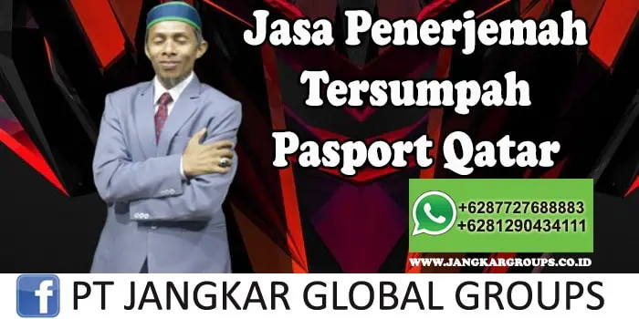 Jasa penerjemah tersumpah pasport qatar