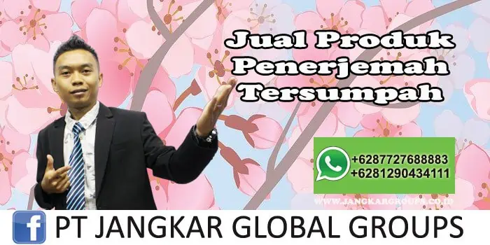 Jual Produk Penerjemah Tersumpah