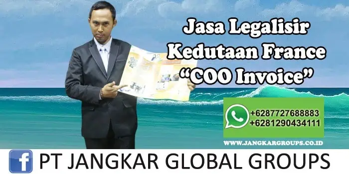 Legalisir Kedutaan France COO Invoice