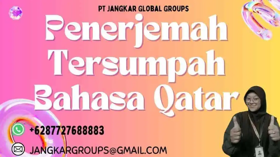 Penerjemah Tersumpah Bahasa Qatar