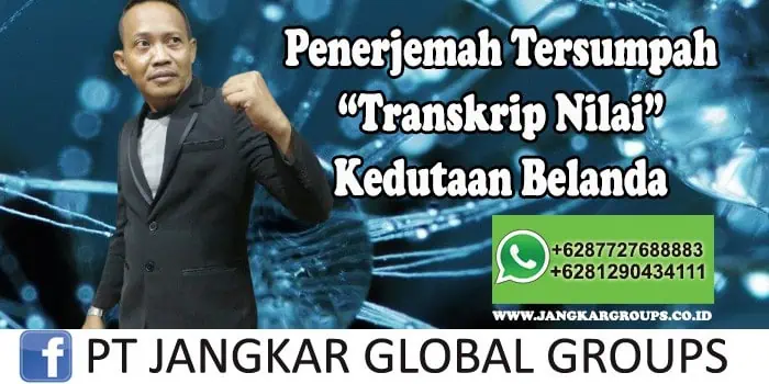 Transkrip Nilai Kedutaan Belanda