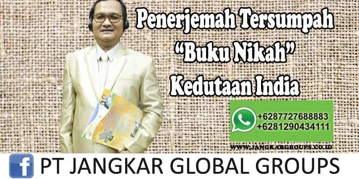 Penerjemah tersumpah Buku Nikah Kedutaan India