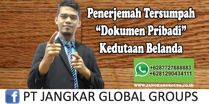 Penerjemah tersumpah Dokumen Perusahaan Kedutaan Belanda