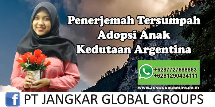 Penerjemah tersumpah adopsi anak kedutaan Argentina