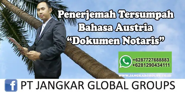 Penerjemah tersumpah bahasa Austria Dokumen Notaris