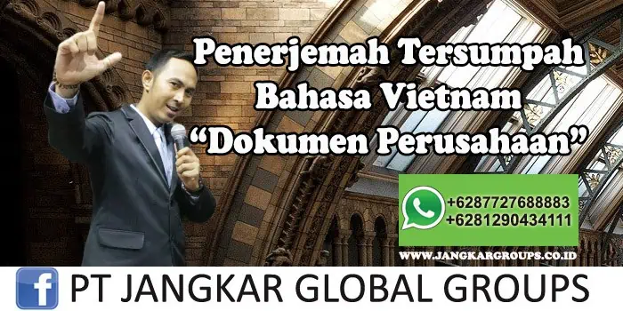 Penerjemah tersumpah bahasa Vietnam Dokumen Perusahaan