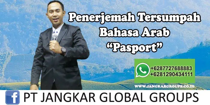 Penerjemah tersumpah bahasa arab pasport