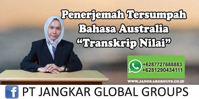 Transkrip Nilai Australia