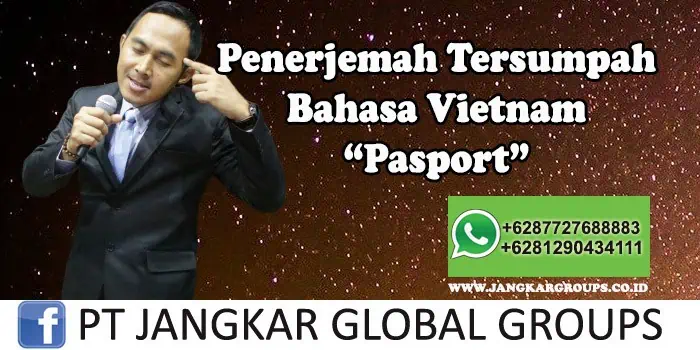 Penerjemah tersumpah bahasa vietnam pasport