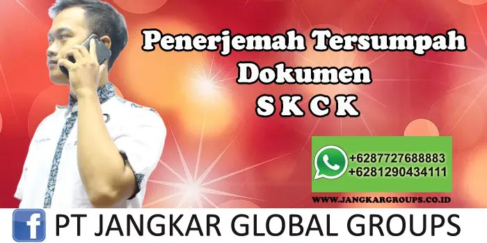 Penerjemah tersumpah dokumen skck