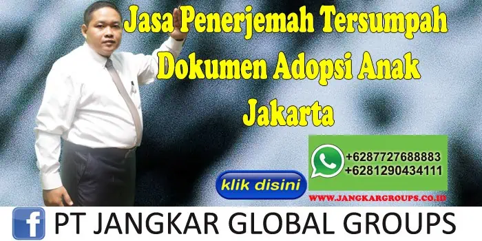 Jasa Penerjemah Tersumpah dokumen adopsi anak jakarta