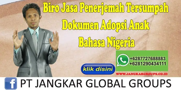 Biro Jasa Penerjemah Tersumpah Dokumen Adopsi Anak Bahasa