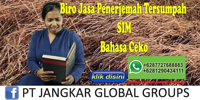 Biro Jasa Penerjemah Tersumpah SIM Bahasa Ceko