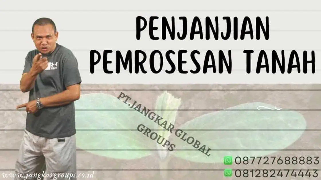 PERJANJIAN PEMROSESAN TANAH