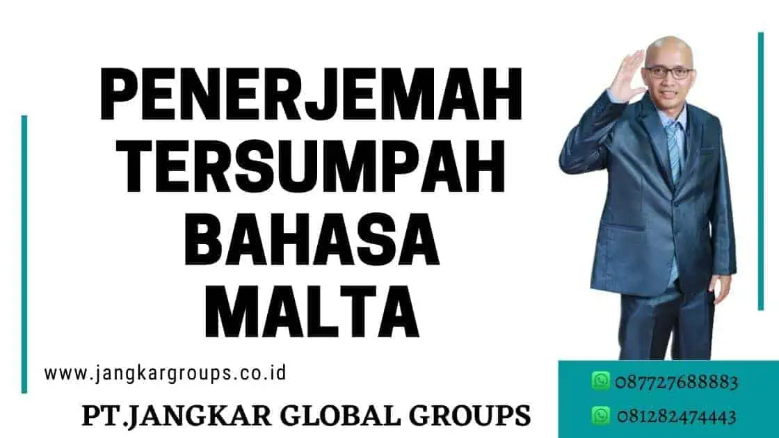 Penerjemah Tersumpah Bahasa Malta