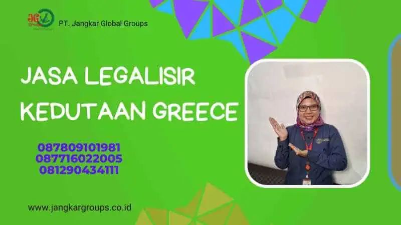 Jasa Legalisir Kedutaan Greece