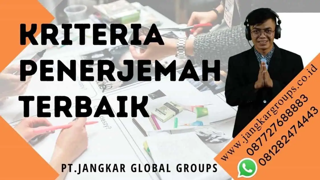 Kriteria Penerjemah Terbaik