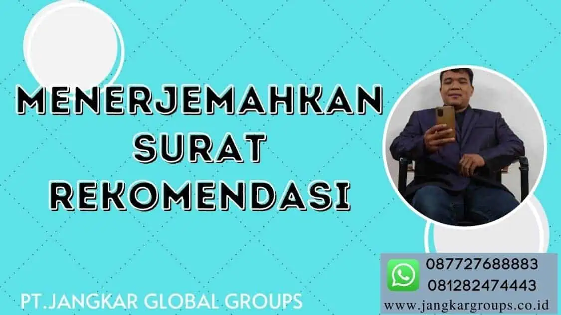 Menerjemahkan Surat Rekomendasi