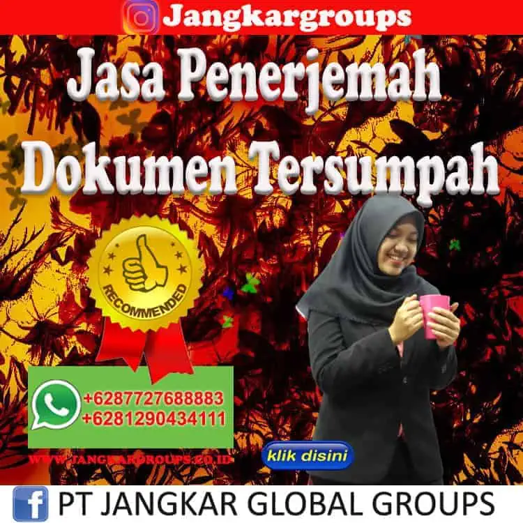 Jasa Penerjemah Dokumen Tersumpah