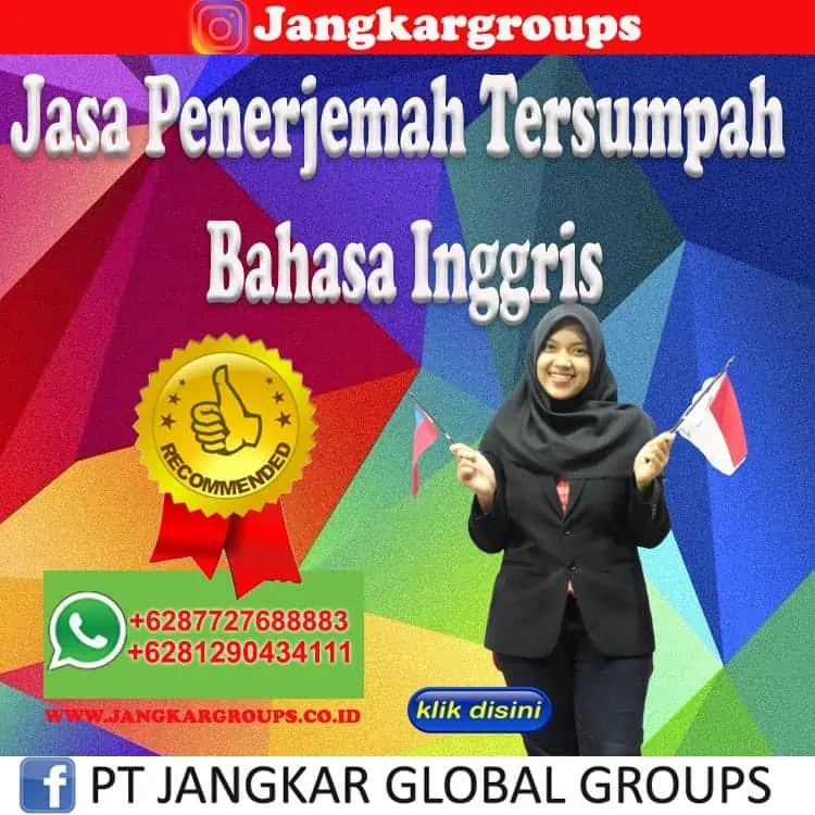 Jasa Penerjemah Tersumpah Bahasa Inggris