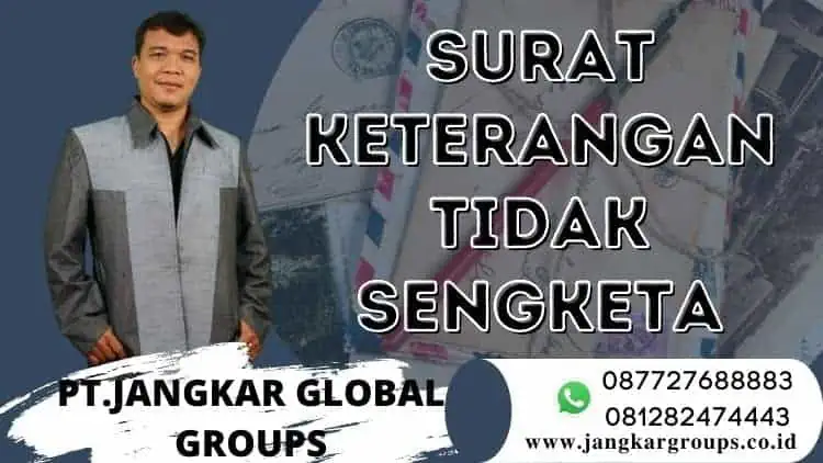 Surat Keterangan Tidak Sengketa