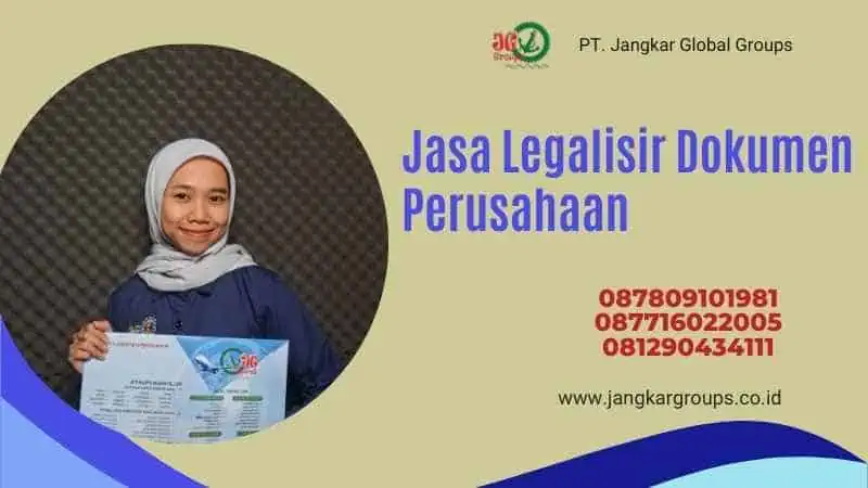 Jasa Legalisir Dokumen Perusahaan