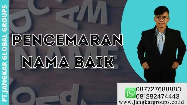 PENCEMARAN NAMA BAIK