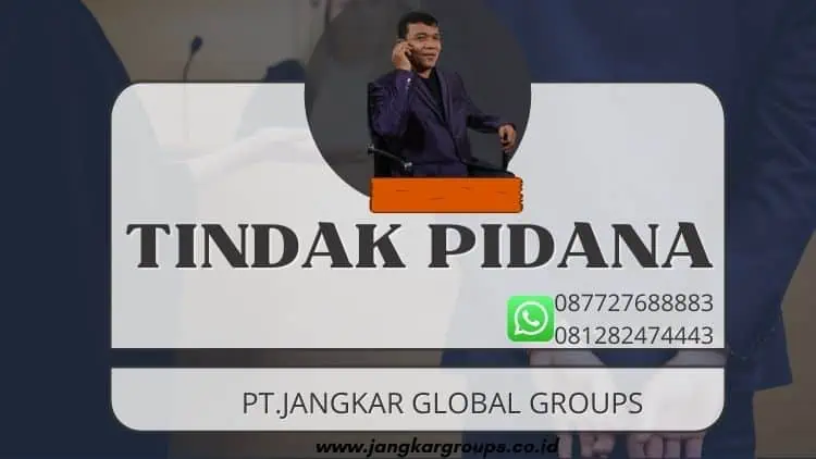 tindak pidana