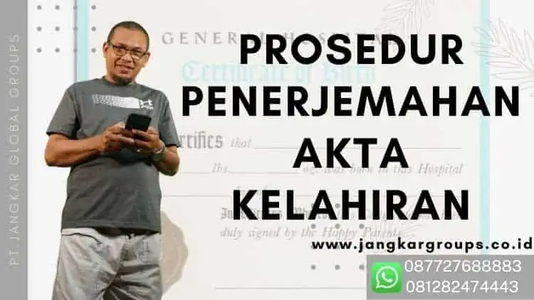 Prosedur Penerjemahan Akta Kelahiran