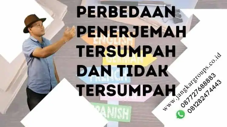 Penerjemah Tersumpah dan Tidak Tersumpah