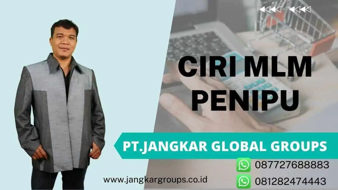 ciri MLM penipu