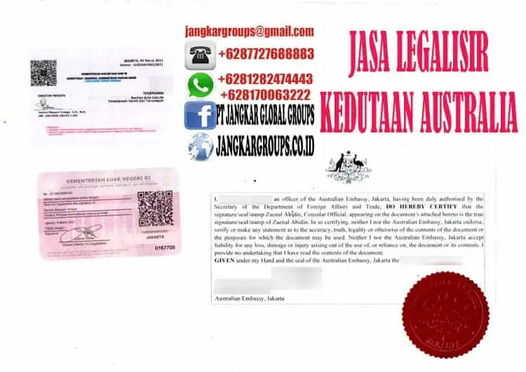 JASA LEGALISIR SIM KEDUTAAN AUSTRALIA