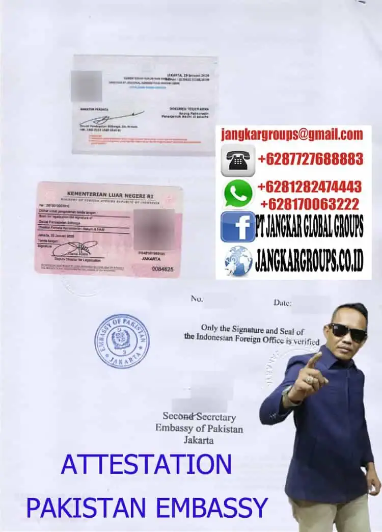 ATTESTATION atau Legalisir Surat Rekomendasi Perkawinan