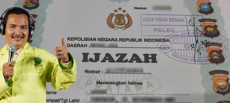 Ijazah satpam palsu, Legalisir Ijazah Satuan Pengaman