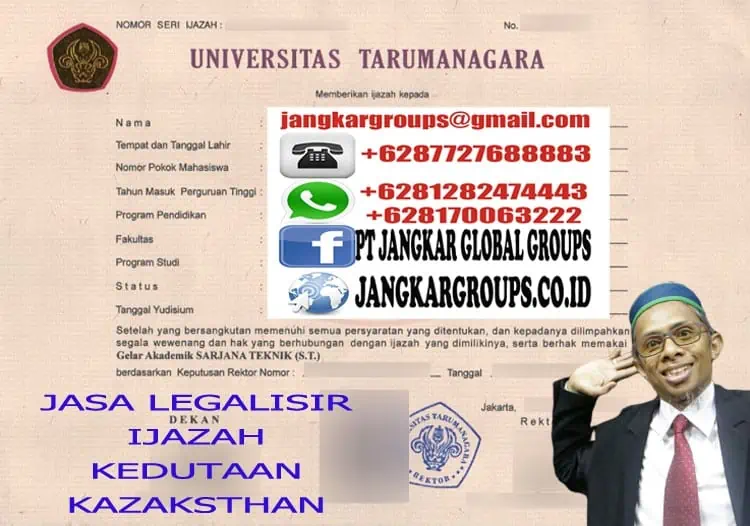 JASA LEGALISIR IJAZAH KEDUTAAN KAZAKSTHAN